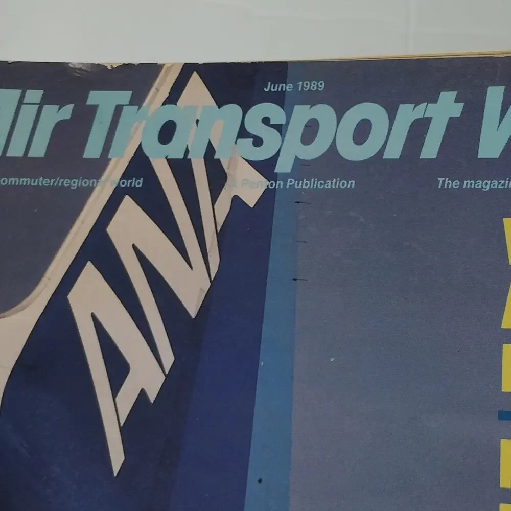 Air Transport World Magazine - June 1989 - World Airline Report, Paris Preview
